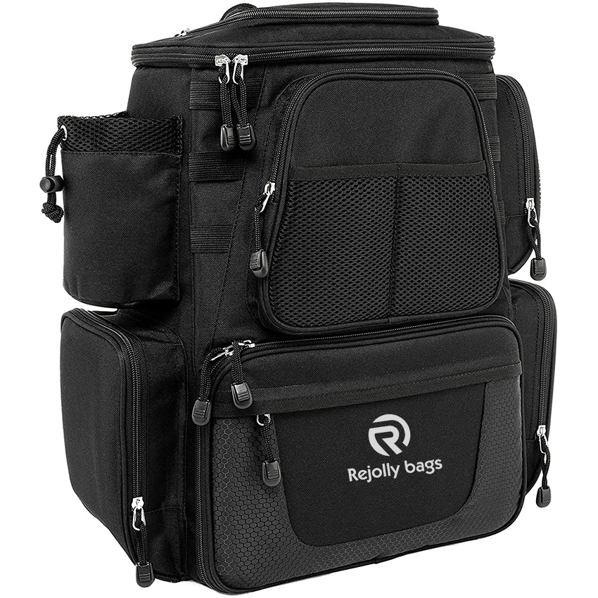 Waterproof Heavy Duty Fishing Bag with Multiple Storage Compartments Large Tackle Bag Stores Lures, Fishing Gear, and Boat Accessories Fishing Rod Bag