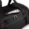 Black Woven Nylon Combined with Coated Fabric Duffle Bag