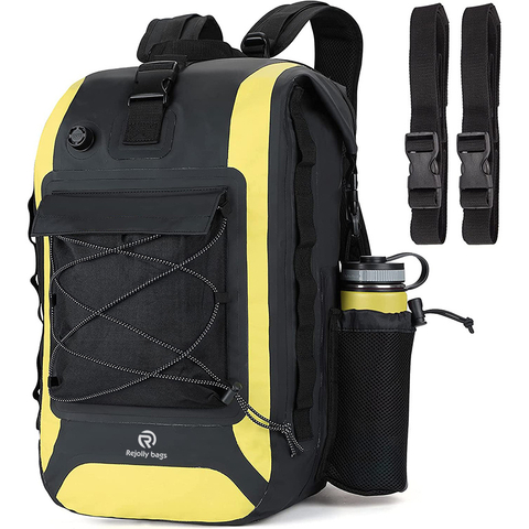 Waterproof 35L with Mounting Straps Sissy Bar Motorcycle Luggage Bag Riding Motorcycle Travel Bag