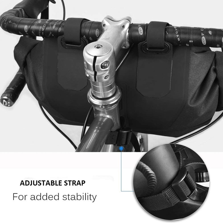 Bike Handlebar Bag Waterproof Multifunctional Front Handlebar Pannier Large Capacity MTB Bike Phone Holder Bicycle Bag