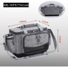 Outdoor Large Fishing Tackle Storage Bag - 100% Water-Resistant Polyester Material - Fishing Tackle Bags Fishing Gear Bag