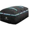 16 Cubic Feet Waterproof Rooftop Cargo Bag Luggage Storage Carrier for All Cars with/Without Rack, with Anti-Slip Mat, 8 Reinforced Straps, 8 Door Hooks Bag