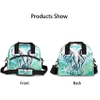 Elephant Flower Ethnic Insulated Lunch Bag for Women/Men Kids with Adjustable Removable Shoulder Strap Cooler Bag Reusable Tote Lunch Box for School Work Picnic