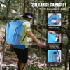 20L Waterproof Hiking Backpack & Ipx8 Phone Pouch, Floating Lightweight Marine Dry Bags, Screentouch Waist Fanny Pack Bag