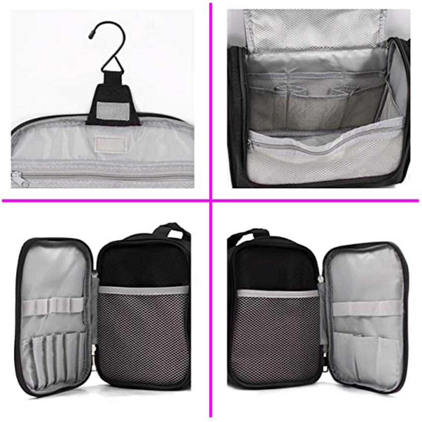 Extra Large Capacity Hanging Toiletry Bag for Men & Women, Portable Waterproof Bathroom Shower Lightweight Toiletry Bag