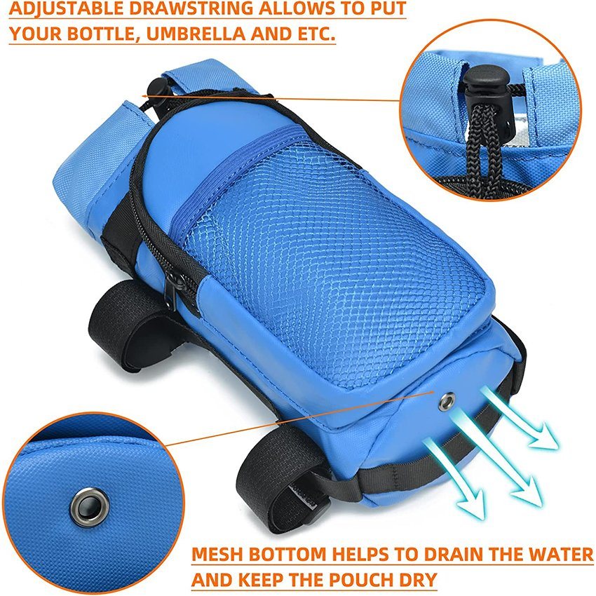 Bike Handlebar Bag Lightweight Waterproof Front Frame Storage Top Tube Pouch Bicycle Outdoor Cycling Travel