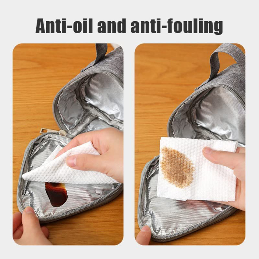 Triangular Insulation Lunch Bag Mini Aluminum Foil Student Rice Ball Bag Cute Portable Lunch Box Outdoor