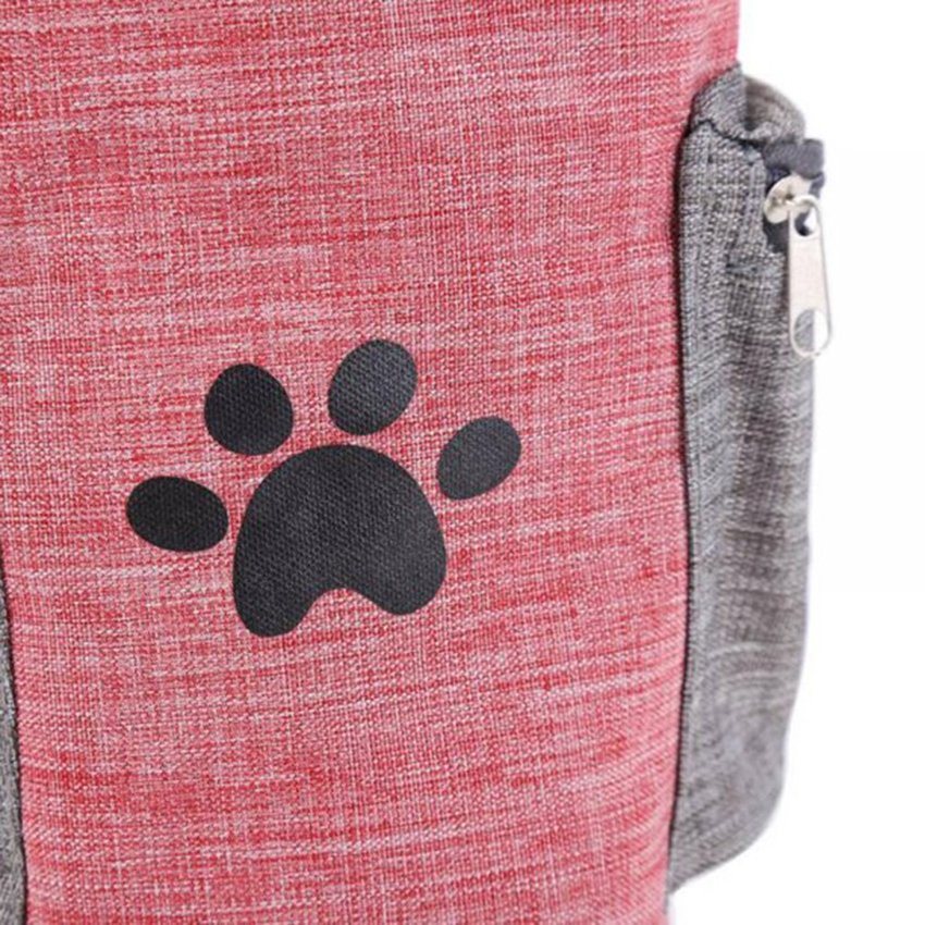 Dog Treat Pouch Pet Hands Free Training Waist Bag Drawstring Carries Pet Bag