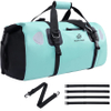 Motorcycle Roll-Top Waterproof Duffel Bag with Quick-Fixed Straps for Motorcycling, Bicycling, Boating, Kayaking Dry Bag