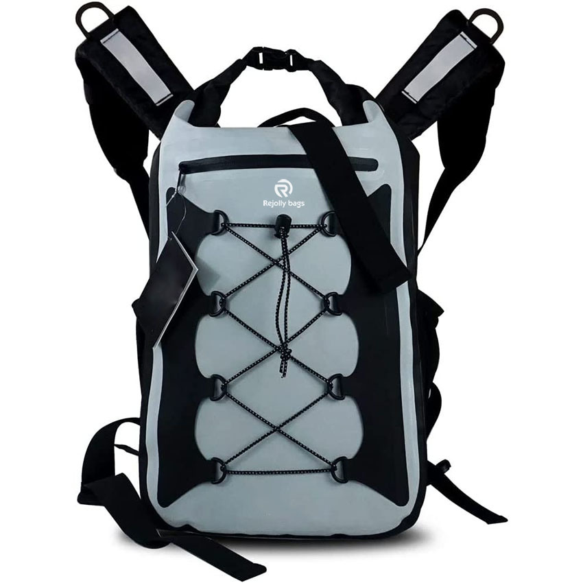 30L Dry Bag Backpack. Premium Waterproof Backpack with Padded Shoulder Straps. PVC Construction Bag