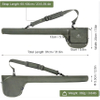 Durable Water-Resistent Fishing Rod Case Multiple Storage Fishing Tackle Bag RJ21791