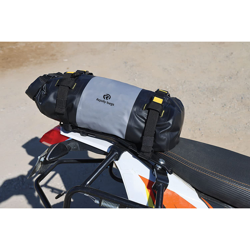 Durable Waterproof Dry Roll Bag for Motorcycle Camping Swimming