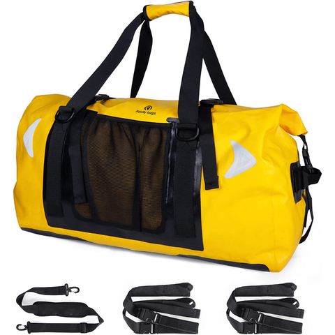 65L Waterproof Motorcycle Dry Bag with Buckle Shoulder Strap for Boating, Rafting, Fishing and Kayaking Bag