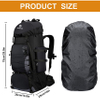 90L Camping Travel Backpack with Rain Cover Lightweight Travel Daypack for Climbing Camping Touring Bag
