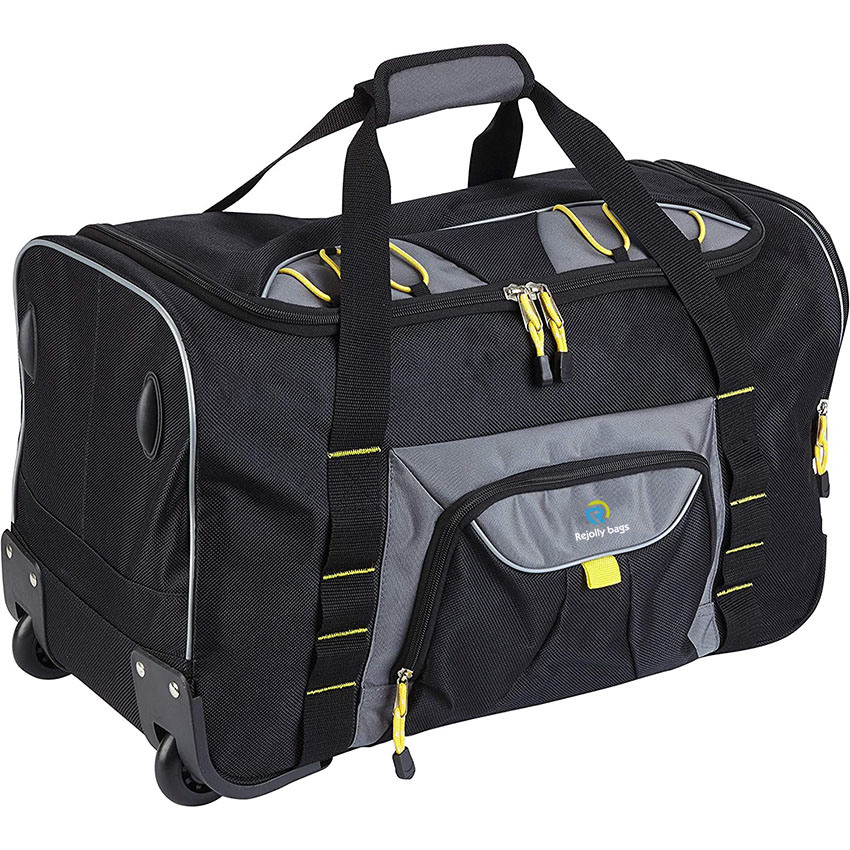 Upright Rolling Duffel Bag Large Capacity 2-Wheel Luggage