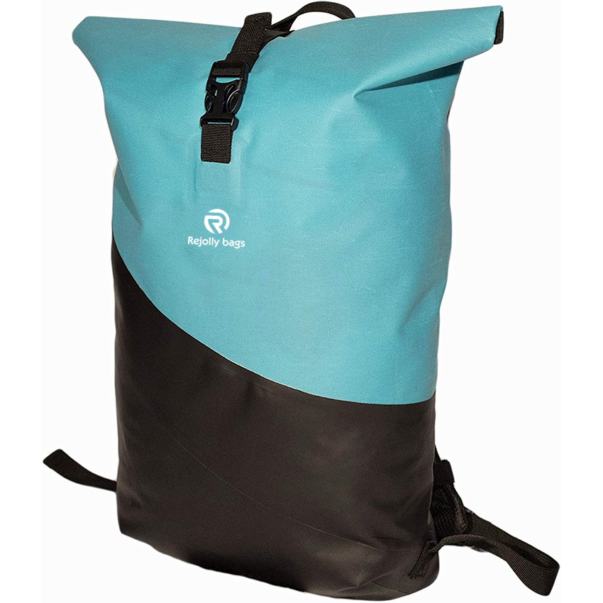 Waterproof Roll-Top Backpack Dry Bag for Surfing Kayaking Hiking Camping Water Sports Gym with Waist Strap