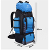 90L Camping Sports Backpack Large Capacity Outdoor Mountaineering Bag