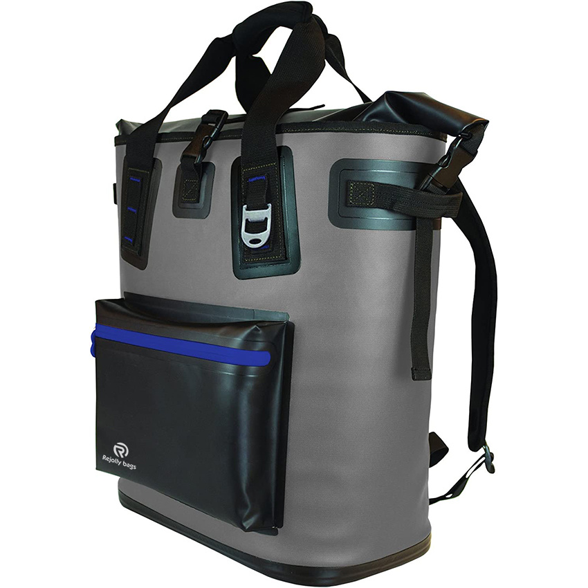 Portable Backpack Cooler with Wide Mouth Opening - Insulated and Leak-Proof Dry Bag