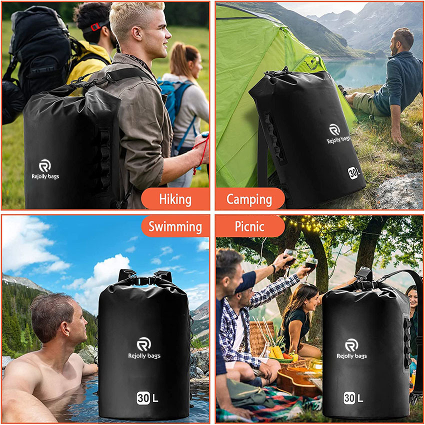 Portable Roll Top Cooler Backpack for Camping, Boating, Fishing, Hiking, Picnic and Beach Bag