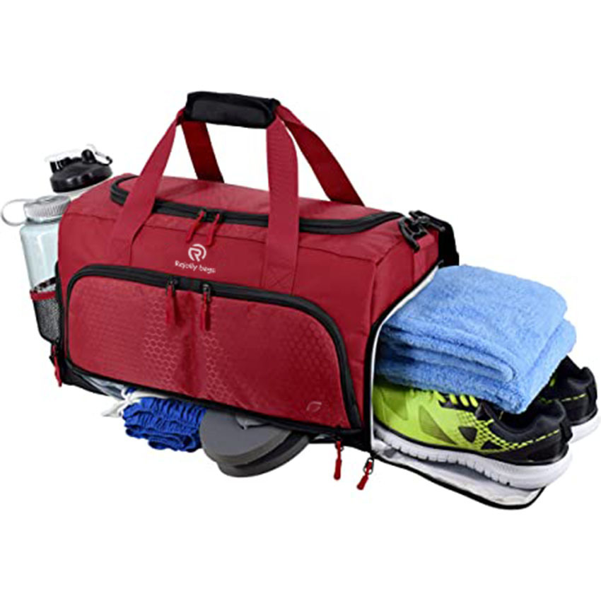 Ultimate Crowdsource Designed Gym Duffel with 10 Optimal Compartments Travel Bag