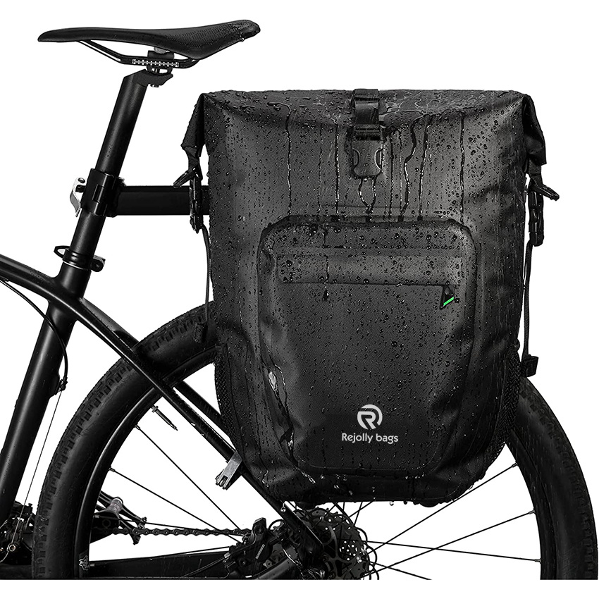 Pannier Waterproof Bicycle Grocery Panniers for Bicycles 27L Large Capacity Bicycle Bag
