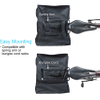 Double Pannier Bike Bags 36L Big Capacity for Rear Bicycle Rack Carrying Handle Safety Reflective Strips Bicycle Bag