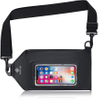 Waterproof Boating Slim Adjustable Chest Bag Waist Pack with Transparent Touchscreen Cover Fit Most 6.7 Inch Smart Phone for Riding, Pool, Kayaking Dry Bag