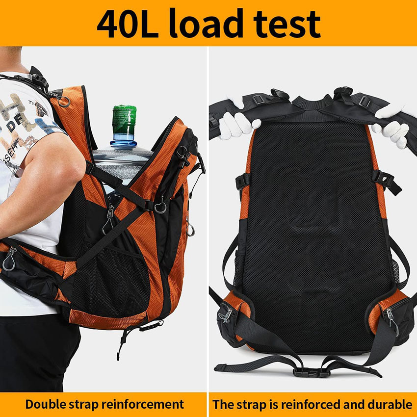 40L Waterproof Hiking Backpack Outdoor Sport Trekking Camping Bag