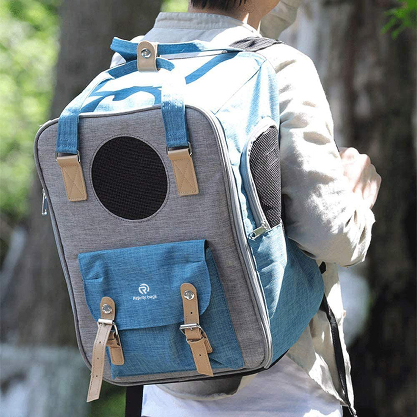 Portable Pet Travel Breathable Backpack Bag Space Capsule Foam Design and Puppy Waterproof Handbag