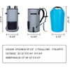 Backpack Cooler Waterproof Dry Bag All-Purpose Soft Sided Cooler Bag Lightweight Cooler Backpack for Kayaking, Beach, Rafting, Boating Dry Bag