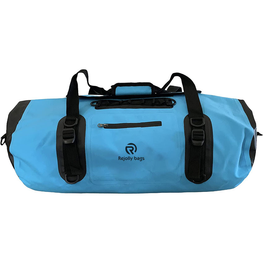 Waterproof 50L Duffel Travel Dry Backpack with Heavy Duty Handles and Shoulder Straps for Boating Hiking Outdoors Rafting Sailing Snowboarding Skiing Bag