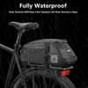 Multifunctional bicycle Rear Rack Bag, Water Resistant 8liters Capacity Bicycle Bag