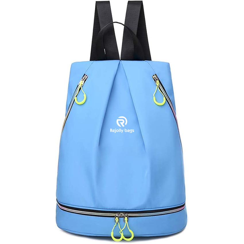 Backpack Gym Bag Shopping Swim Walking Climbing Fishing Traveling Cycling Beach Waterproof Cosmetic Swimming Bag Dry and Wet Separate Storage