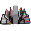 Colored Gel Pens Holder Organizer High Capacity Pencil Bag with Multilayer Compartments for Watercolor Pen Bag RJ21652