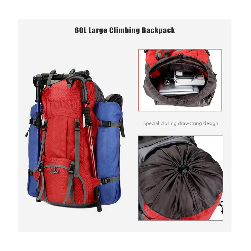 Waterproof Gym Bag Lightweight Hiking Backpack Outdoor Sport Travel Bag for Climbing Camping Touring