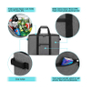 Lunch Cooler Bag Cool Grocery Bag Insulated Delivery Bag Pizza Shoulder Bag