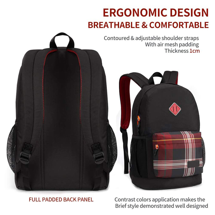 Water Resistant School Backpack for Women Men Travel Backpack Casual Daypack College School Bag