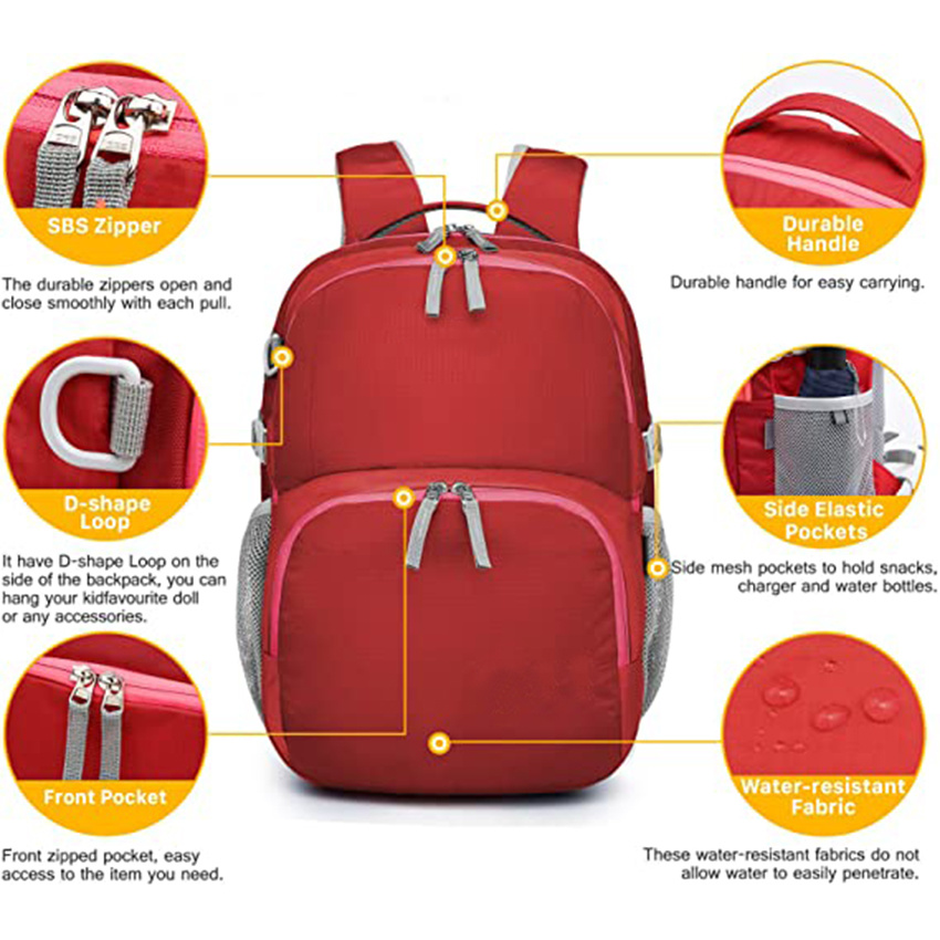 Boys and Girls Universal Everyday School Bag Multifunctional Minimalist Travel Backpack