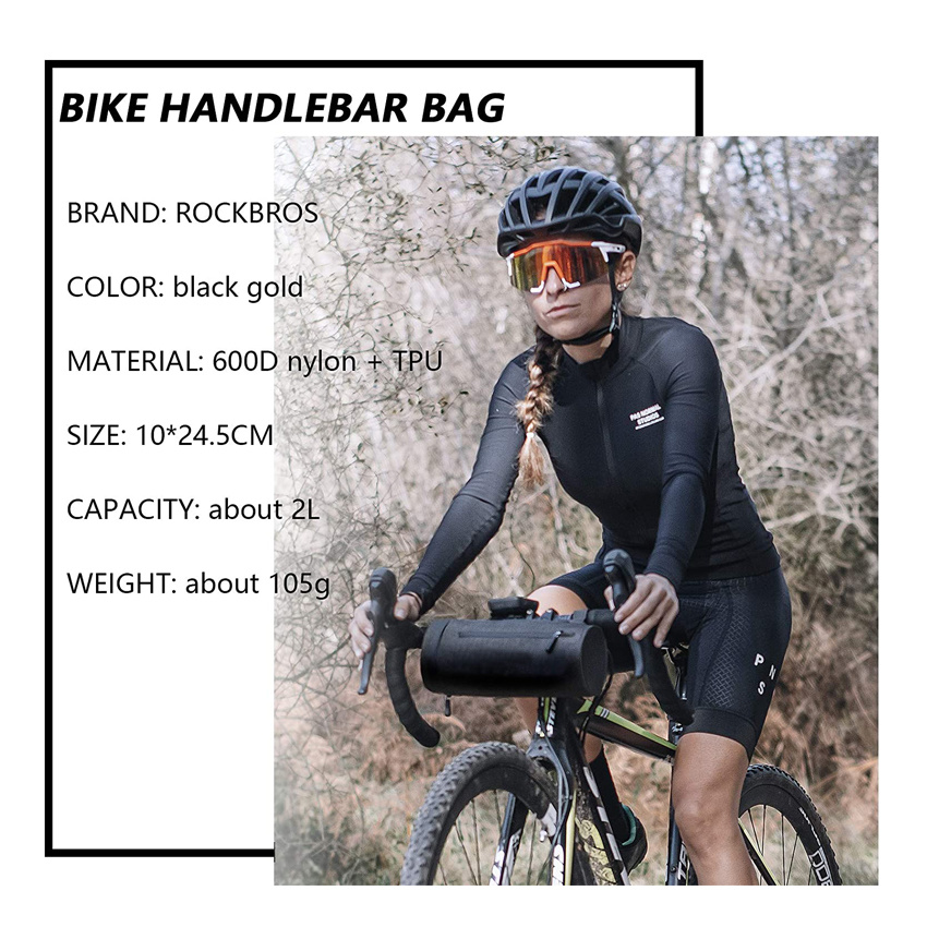 Bike Handlebar Bag Bicycle Front Frame Bag Travel Sports Outdoor Cycling Storage