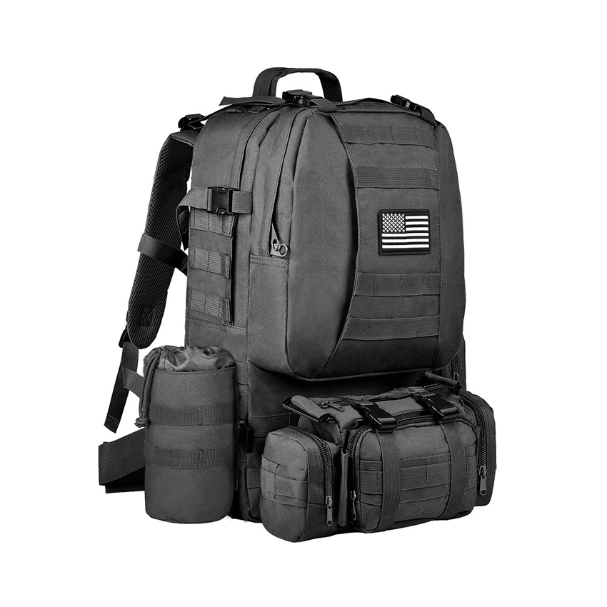 Camping Hiking Bag Military Tactical Style Backpack Assault Pack Built-up Backpack
