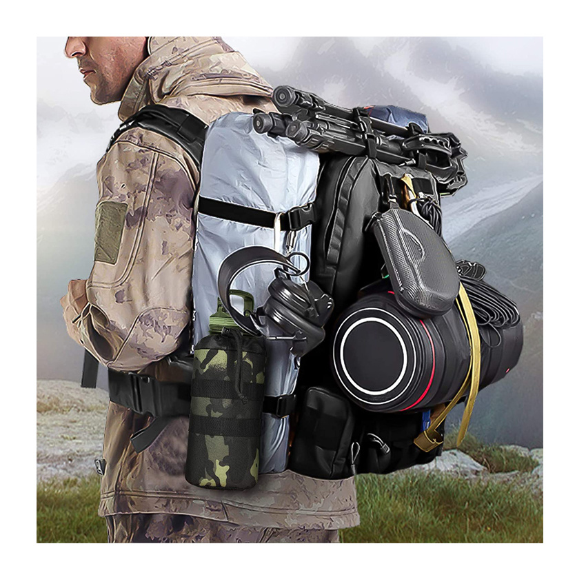 Camping Hiking Bag Military Tactical Style Backpack Assault Pack Built-up Backpack