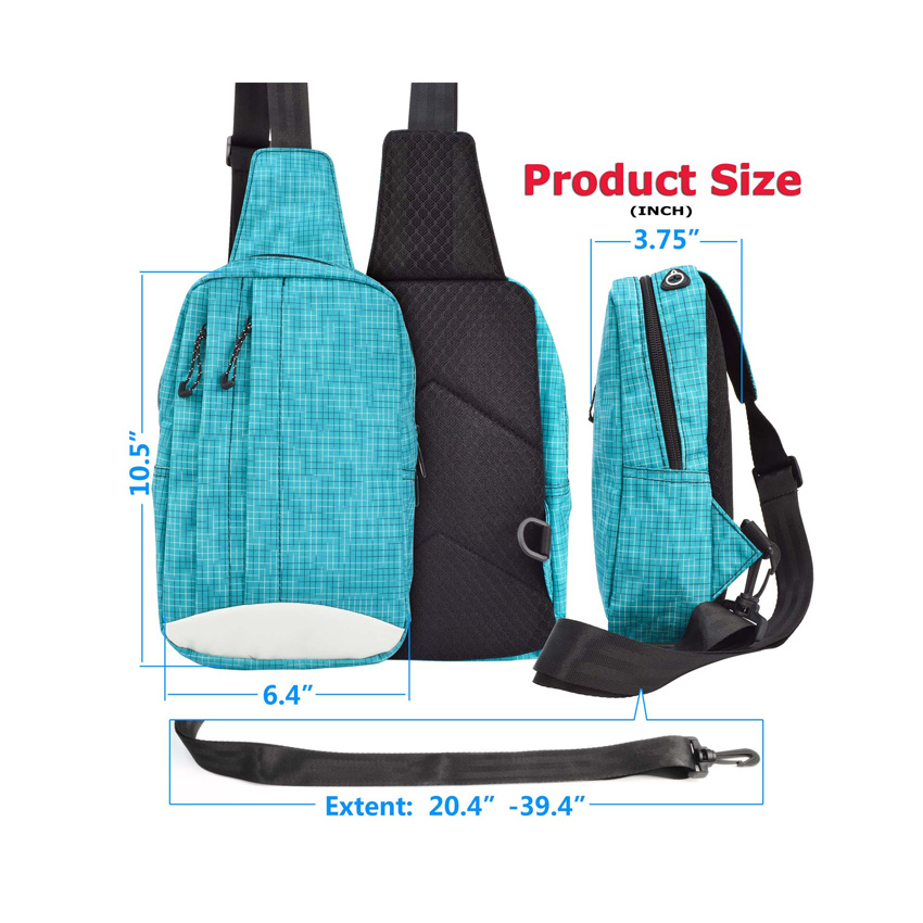 Sling Backpack, Multipurpose Shoulder Bag Sling Chest Pack Travel Daypack