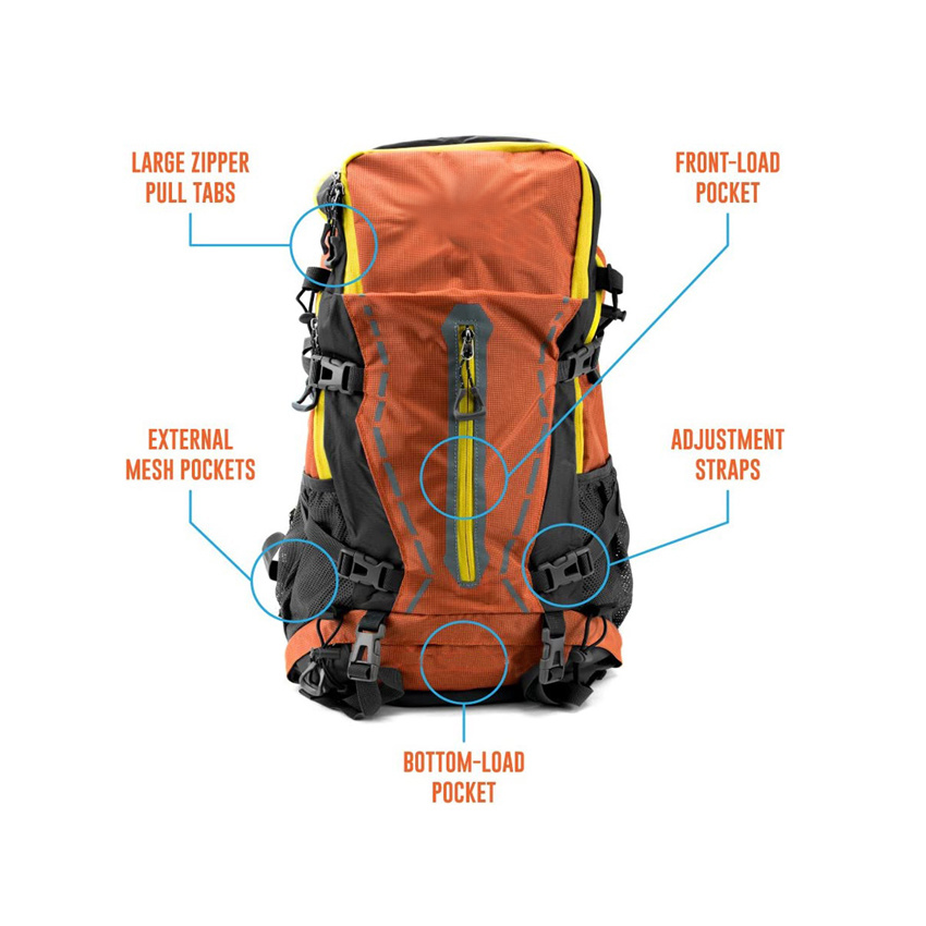 Internal Frame Hiking Backpack Lightweight Travel Bag Wholesale Sports Bag