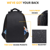 Laptop Backpack for Men, Multifunctional 15.6 Inch Laptop Daypack Waterproof Travel Bag