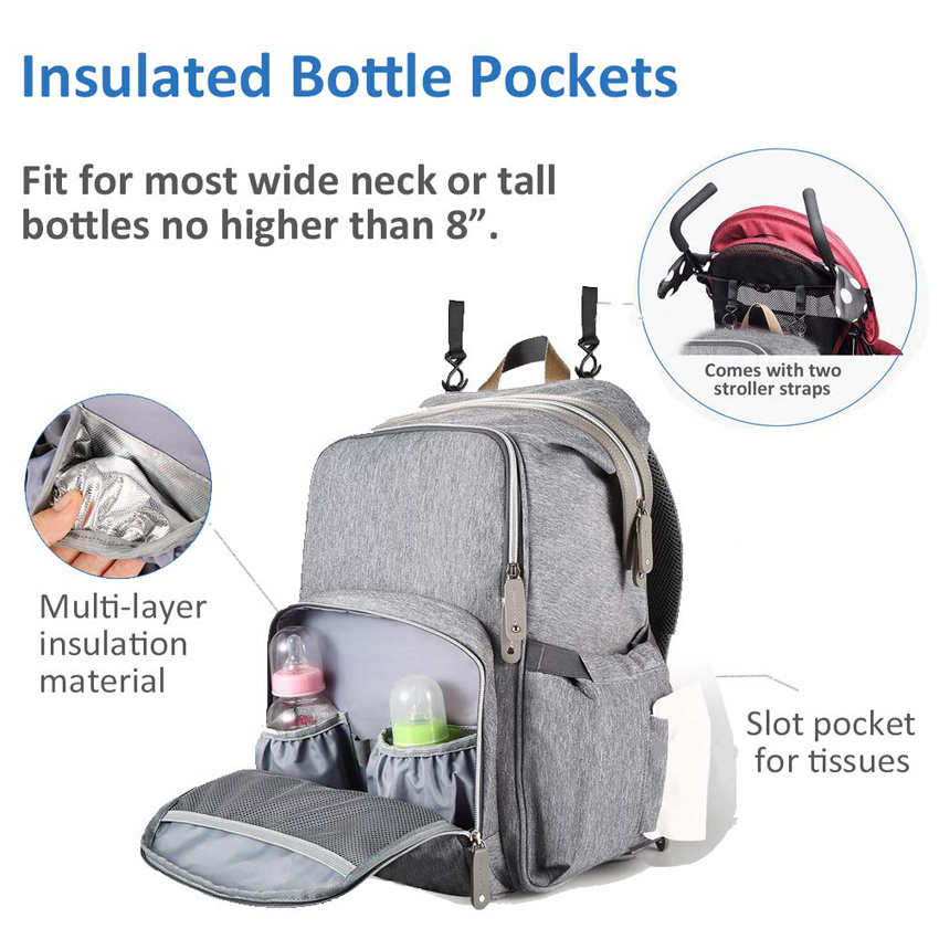 Fashion Travel Baby Diaper Backpack Bag Woman Mummy Bag