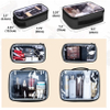 Travel Makeup Bag with 4 Inner Removable Pouches, Multifunctional Cosmetic Bag RJ21690