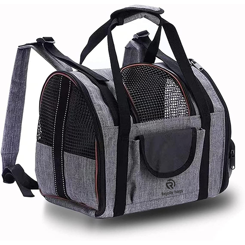 Pet Travel Carrier Backpack Soft-Sided Mesh Pet Bubble Backpack Collapsible Travel Handbag Pet Bag RJ20694