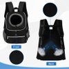 Front Dog Carrier Backpack,Adjustable Pet Cat Travel Backpack with Buckles Breathable Mesh Backpack for Small Medium Dog Puppy Cat Pet Bag RJ20691