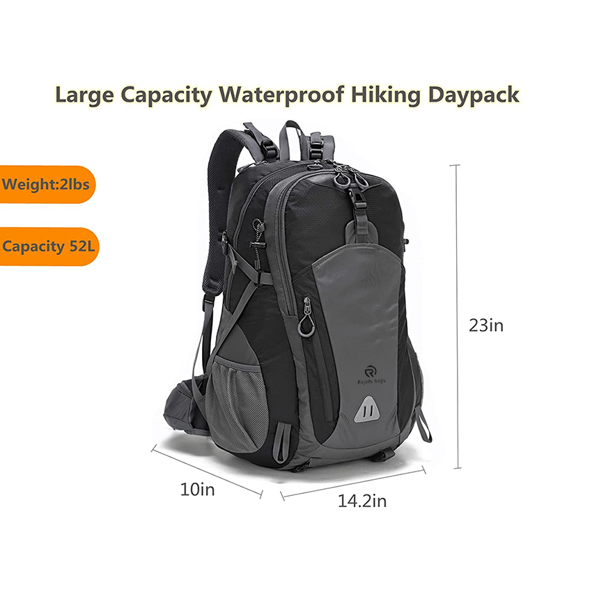 Backpack 45L Waterproof Camping Backpacks Daypack Lightweight Outdoor Sport Travel Sports Bag RJ196196