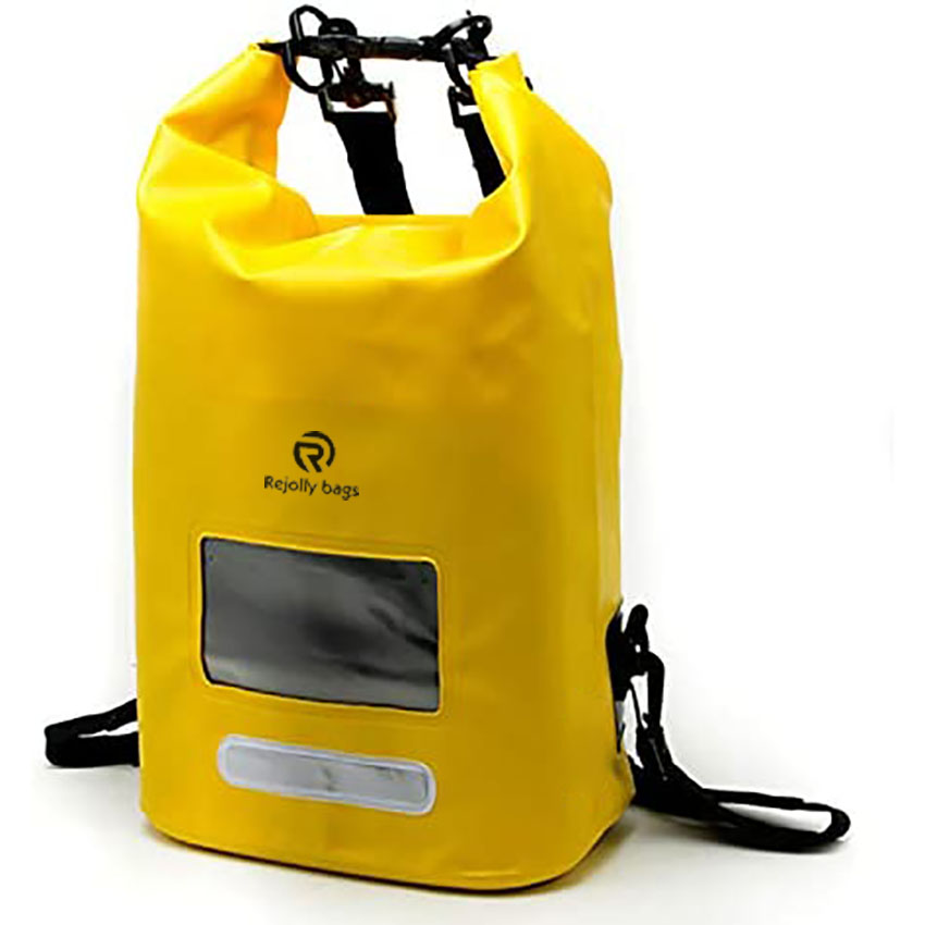 Waterproof Outdoor Dry Backpack 10L Roll-Top Closure Side Dry Bag RJ228372